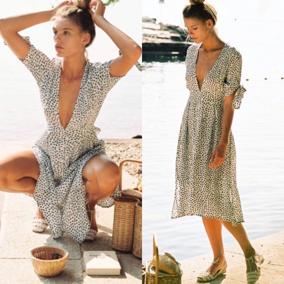 faithfull the brand nina midi dress